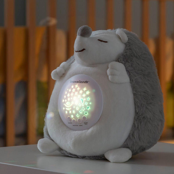 Hedgehog 'Spikey' Soft Toy with White Noise and Nightlight Projector - Little and Giant Explorers InnovaGoods