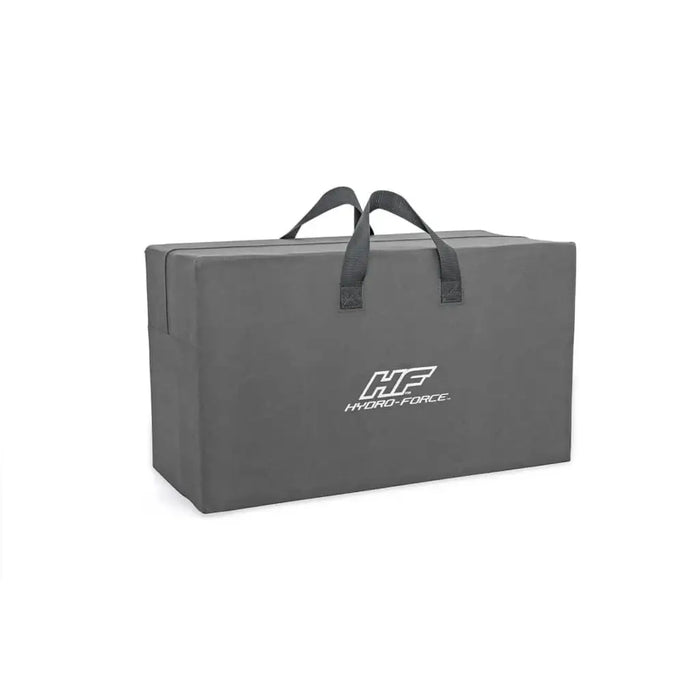 Hydro-Force Rapid X2 inflatable kayak set carrying case with handles and logo