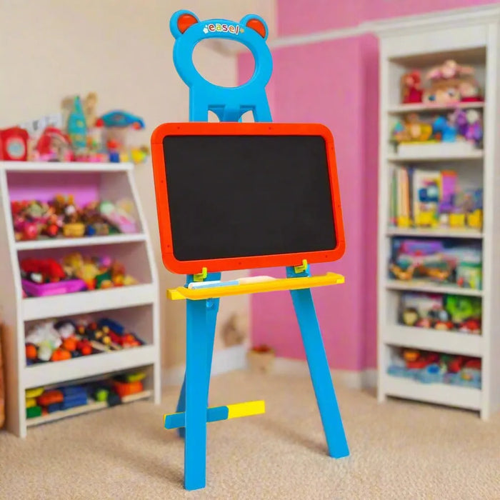 2 in 1 Easel with Chalkboard and Whiteboard - Little and Giant Explorers vidaXL