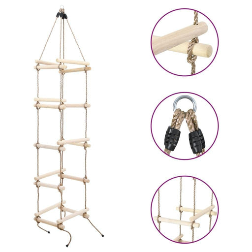 4 - Sided Rope Ladder - Little and Giant Explorers vidaXL