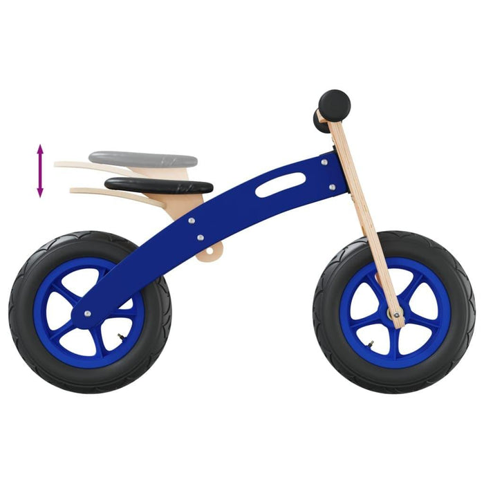 Balance Bike with Air Tyres in Blue - Little and Giant Explorers vidaXL