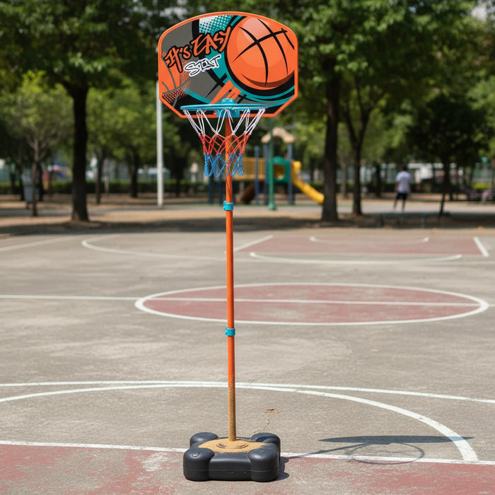 Portable, Adjustable Basketball Play Set - 109 - 141cm - Little and Giant Explorers vidaXL