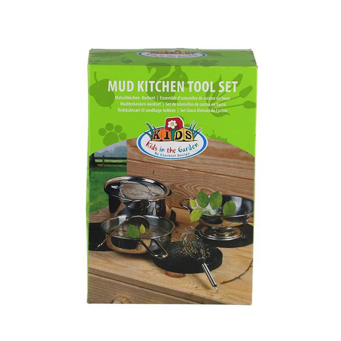 Mud Kitchen Stainless Steel Set - Little and Giant Explorers Esschert Design