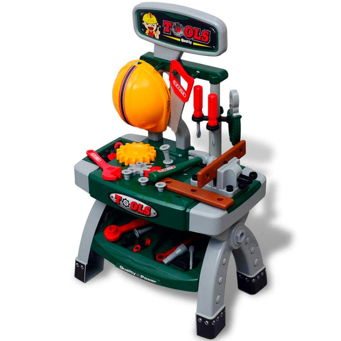 Playroom Toy Workbench with Tools - Little and Giant Explorers vidaXL