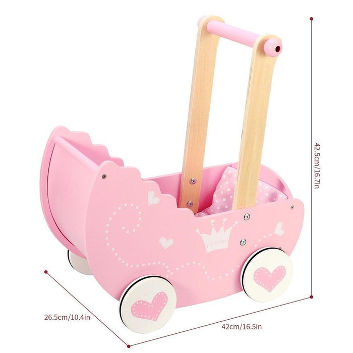 Princess Dolls Pram with Bedding - Little and Giant Explorers SOKA Play Imagine Learn