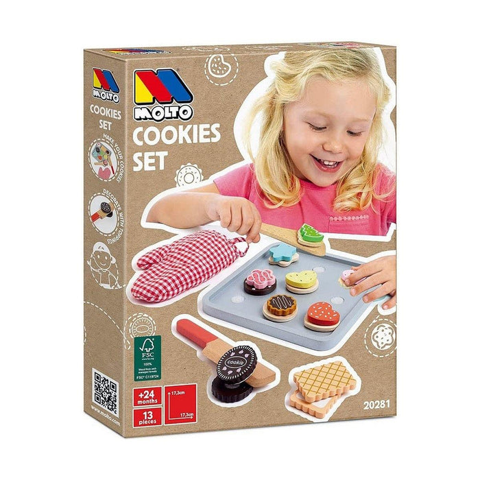 Wooden Cookie Set - Little and Giant Explorers Moltó