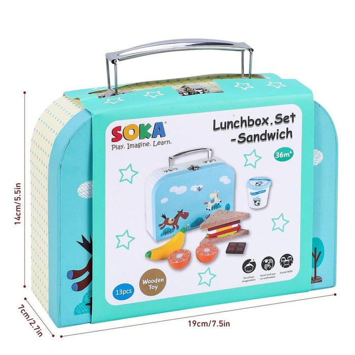 Wooden Lunchbox Set - Little and Giant Explorers SOKA Play Imagine Learn