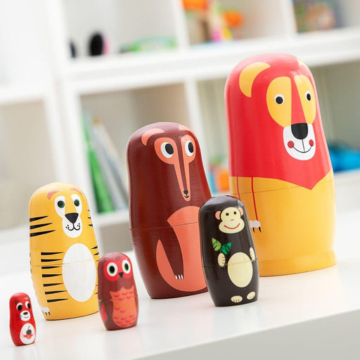 Matryoshka Wooden Animal Figures - Little and Giant Explorers InnovaGoods