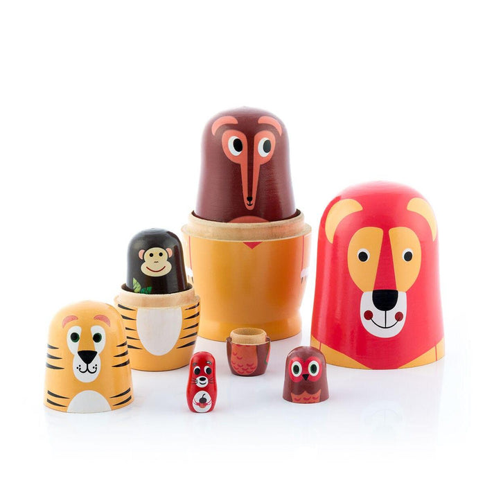 Matryoshka Wooden Animal Figures - Little and Giant Explorers InnovaGoods