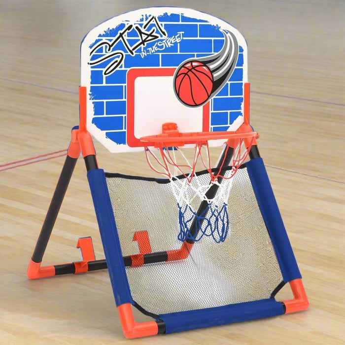 Multi-functional Floor and Wall Basketball Set - Little and Giant Explorers vidaXL