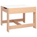 Wooden children’s table with whiteboard top and simple, sturdy design