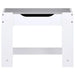 White multipurpose children's table with gray double-sided top, modern design