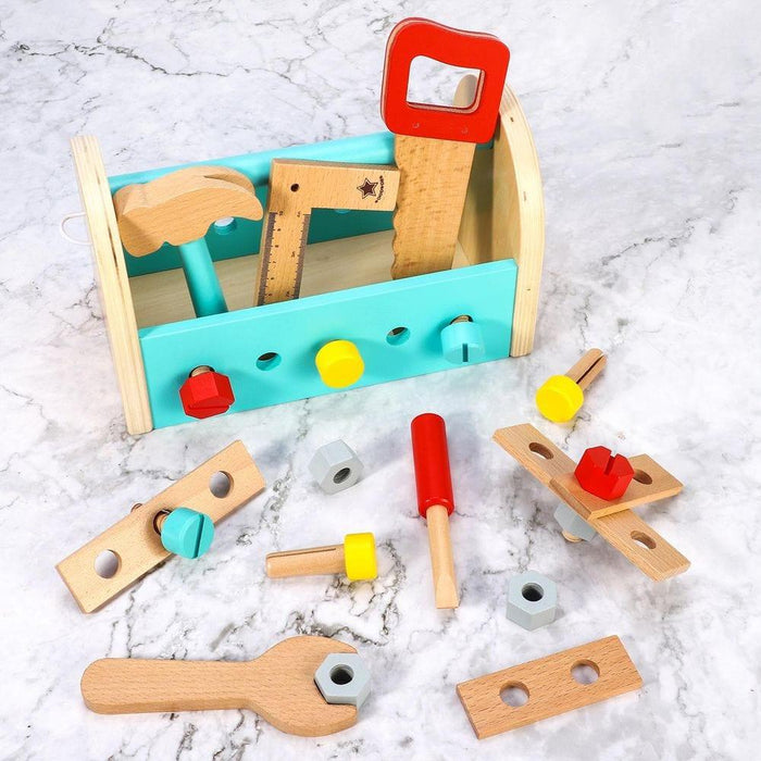 My First (Wooden) Toolbox - Little and Giant Explorers SOKA Play Imagine Learn