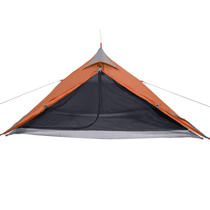 Orange Taffeta Camping Tent (1 persons) - Little and Giant Explorers vidaXL