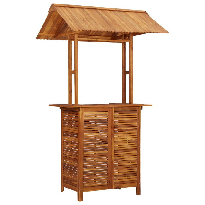 Outdoor Bar Table with Rooftop - Little and Giant Explorers vidaXL