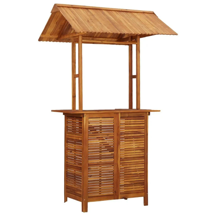 Outdoor Bar Table with Rooftop - Little and Giant Explorers vidaXL