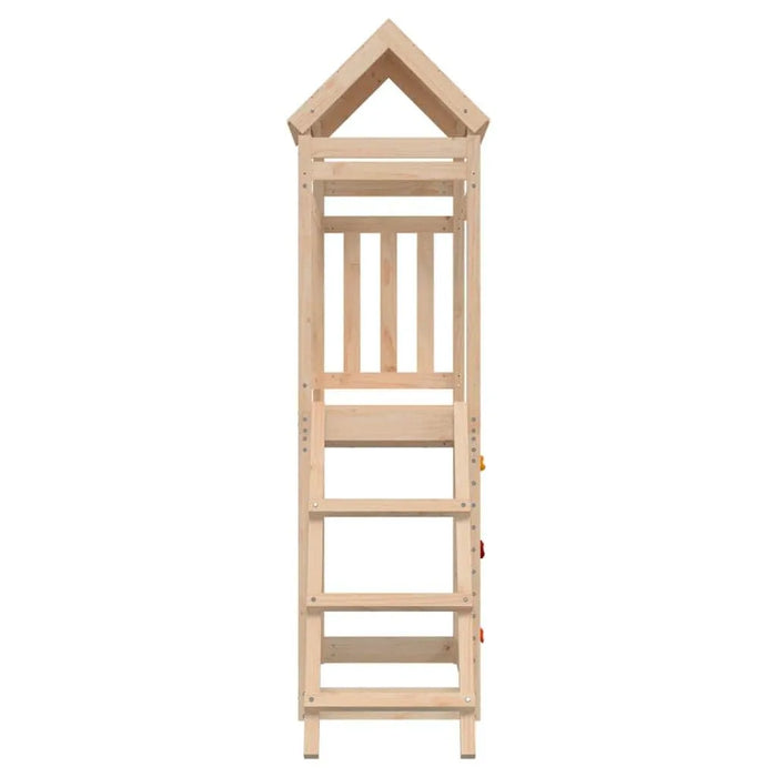 Outdoor Climbing Playset with Ladder, Rockwall, Play Tower and Sandpit in Solid Pine Wood - Little and Giant Explorers vidaXL