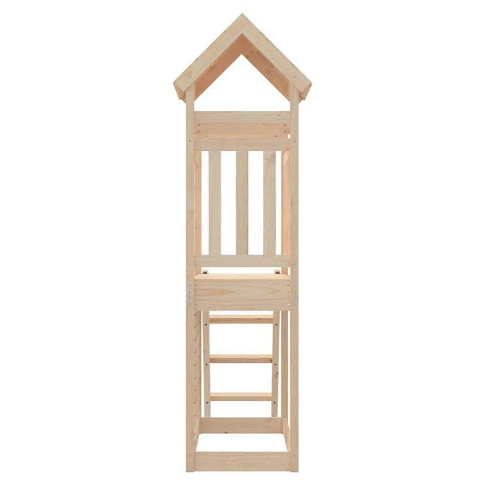 Outdoor Climbing Playset with Ladder, Rockwall, Play Tower and Sandpit in Solid Pine Wood - Little and Giant Explorers vidaXL