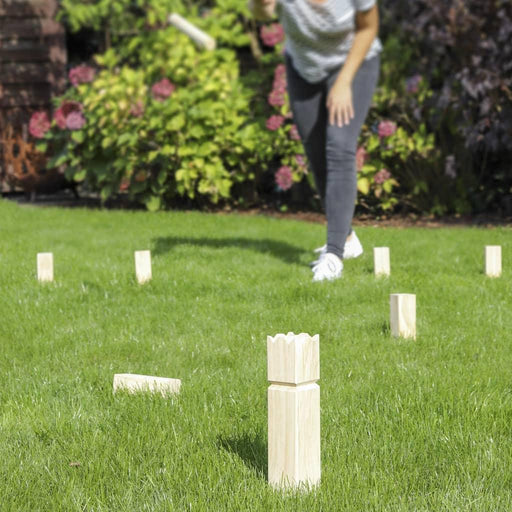 Outdoor Wooden Kubb Game - Little and Giant Explorers HI