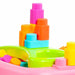 Plastic Building Blocks with Trolley in Pink - Little and Giant Explorers Moltó