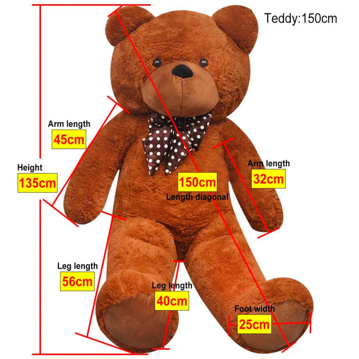 Plush Cuddly Teddy Bear XXL - Little and Giant Explorers vidaXL