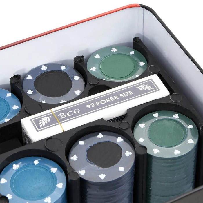 Poker Chip Set 200pcs | 4 g - Little and Giant Explorers vidaXL