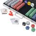 Poker Set with 500 Chips - Little and Giant Explorers vidaXL