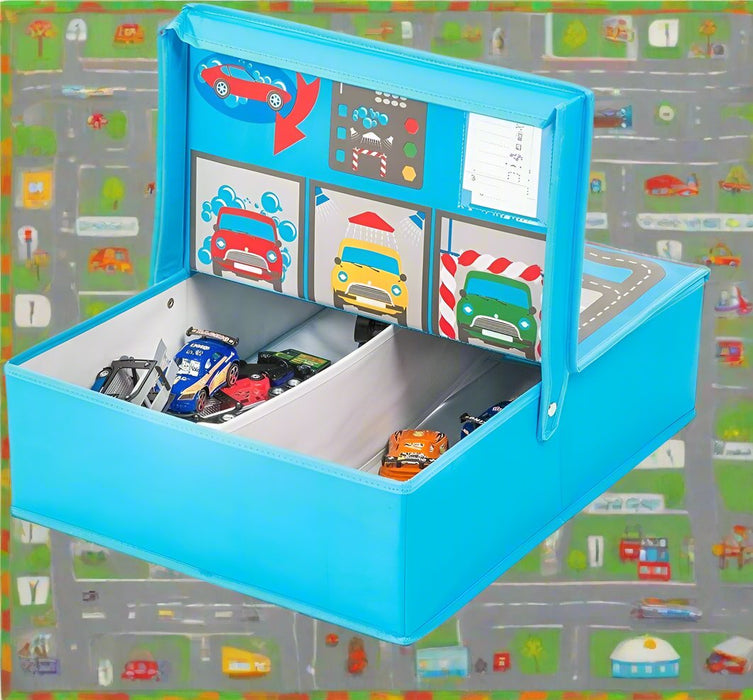 Pop-It-Up Garage with Road Playmat and Storage - Little and Giant Explorers Fun2Give