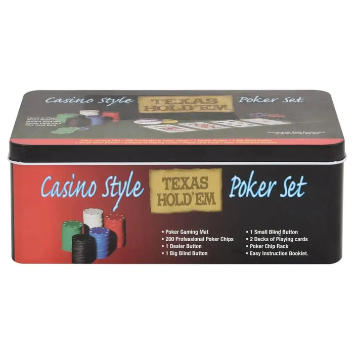 Poker Chip Set 200pcs | 4 g - Little and Giant Explorers vidaXL