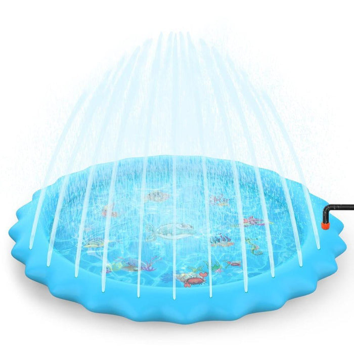 Round Inflatable Sprinkler Splash Pad Play Mat - Little and Giant Explorers SOKA Play Imagine Learn