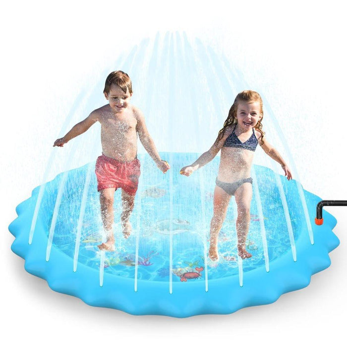 Round Inflatable Sprinkler Splash Pad Play Mat - Little and Giant Explorers SOKA Play Imagine Learn