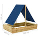 Sailboat Sandpit with Roof - Little and Giant Explorers vidaXL