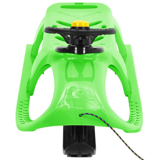 Sledge with Wheel in Green - Little and Giant Explorers vidaXL