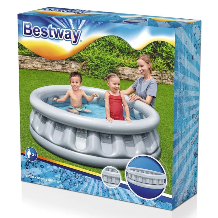 Spaceship Above Ground Pool (157 x 41cm) - Little and Giant Explorers Bestway