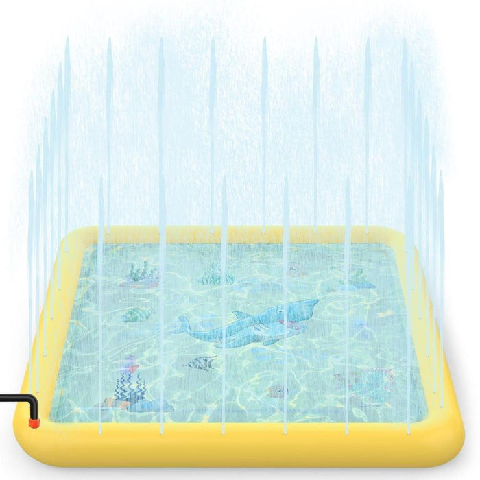 Square Inflatable Sprinkler Splash Pad Play - Little and Giant Explorers SOKA Play Imagine Learn