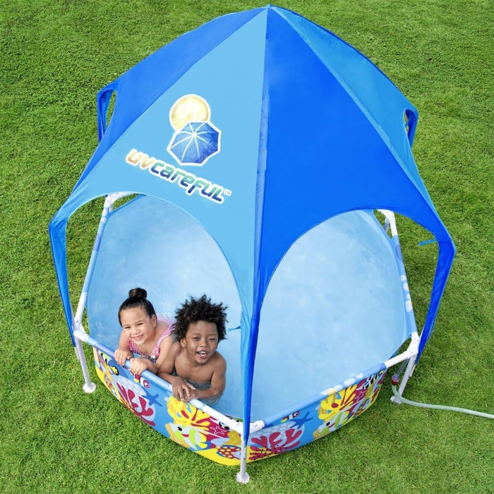 Steel Pro UV Careful Above Ground Pool for Kids (183 x 51cm) - Little and Giant Explorers Bestway