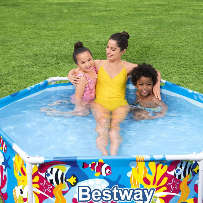 Steel Pro UV Careful Above Ground Pool for Kids (183 x 51cm) - Little and Giant Explorers Bestway