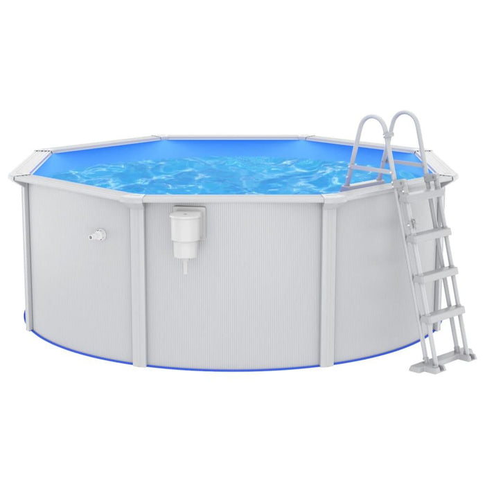 Swimming Pool with Safety Ladder (360 x 120cm) - Little and Giant Explorers vidaXL