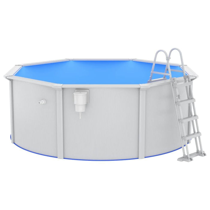 Swimming Pool with Safety Ladder (360 x 120cm) - Little and Giant Explorers vidaXL