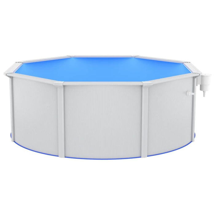 Swimming Pool with Safety Ladder (360 x 120cm) - Little and Giant Explorers vidaXL