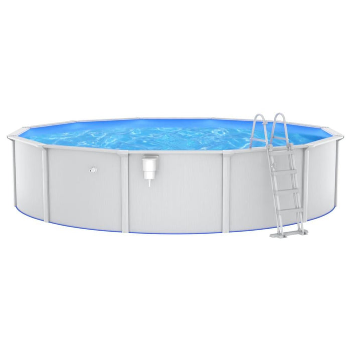 Swimming Pool with Safety Ladder (550 x 120cm) - Little and Giant Explorers vidaXL