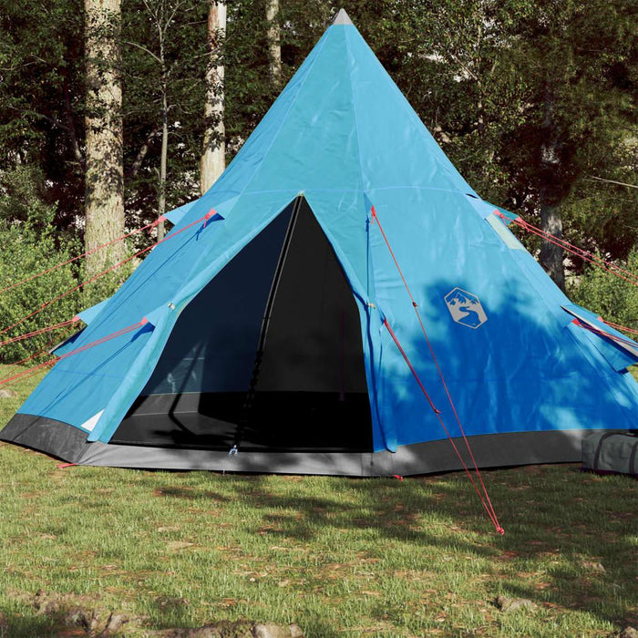 Taffeta Blue Camping Tent (4 persons) - Little and Giant Explorers vidaXL