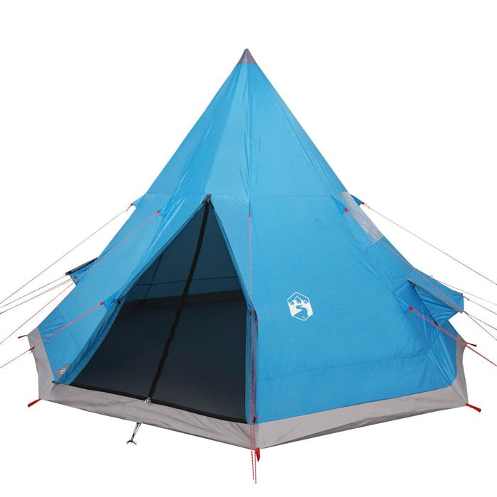 Taffeta Blue Camping Tent (4 persons) - Little and Giant Explorers vidaXL