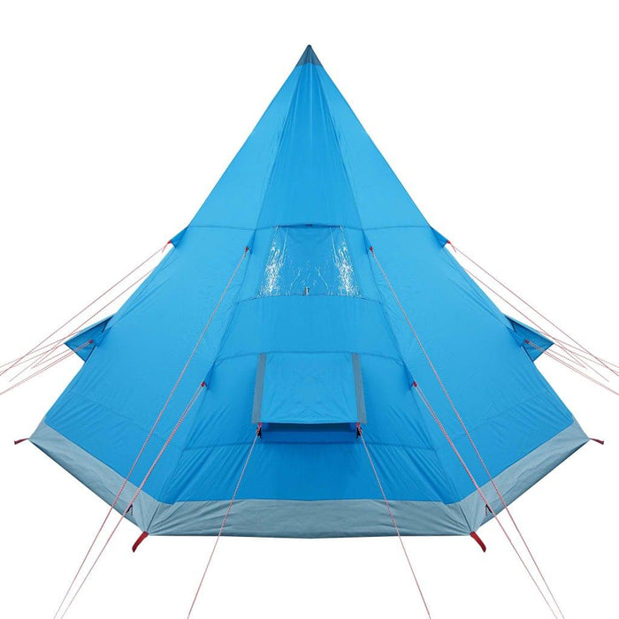 Taffeta Blue Camping Tent (4 persons) - Little and Giant Explorers vidaXL