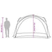 Taffeta Party Tent - Little and Giant Explorers vidaXL