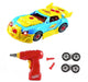 PACK OF 2 Build Your Own Toy Car with 30 Pieces, Electric Drill, Realistic Sounds & Lights - Little and Giant Explorers SOKA Play Imagine Learn
