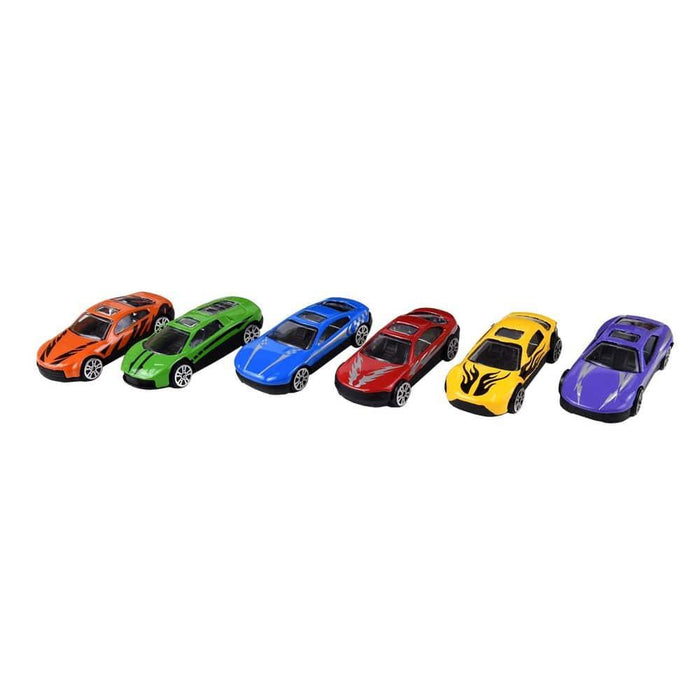 Transport Carrier Truck with 6 Colourful Mini Cars - Little and Giant Explorers SOKA Play Imagine Learn