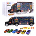 Transport Carrier Truck with 6 Colourful Mini Cars - Little and Giant Explorers SOKA Play Imagine Learn
