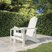 White Garden Adirondack Chair - Little and Giant Explorers vidaXL