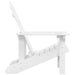 White Garden Adirondack Chair - Little and Giant Explorers vidaXL